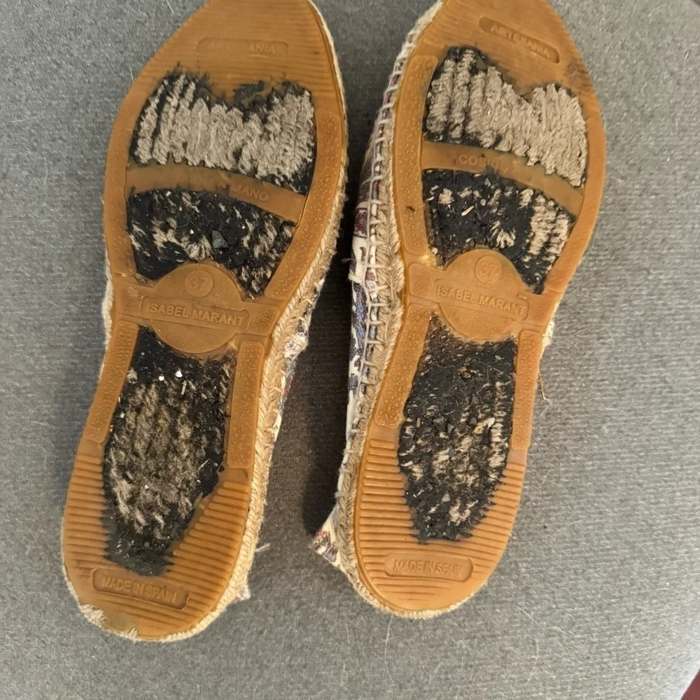 Isabel Marant Paisley Espadrille Flats EU 37 US 7